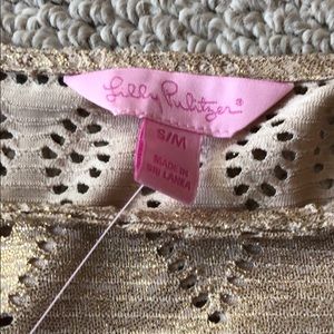 Lilly Pulitzer Swim - Gold Lilly Pulitzer Bathing Suit Cover Up Lilly Pulitzer Swim - Gold Lilly Pulitzer Bathing Suit Cover Up